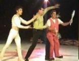 omar rolando, el gran sebastian y el payaso david...